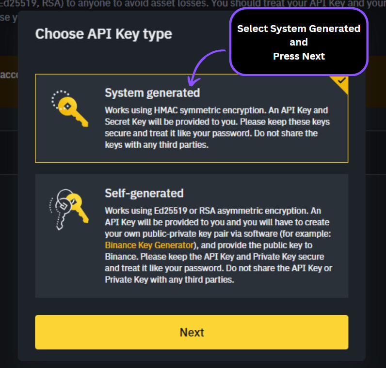 API Key Type